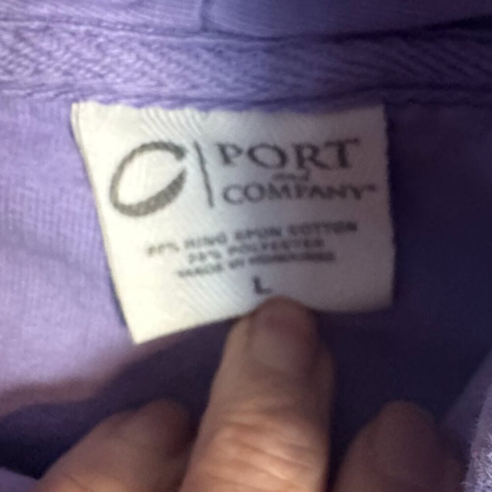 Women's Lilac sweatshirt, Large (B50) - Picture 4 of 4